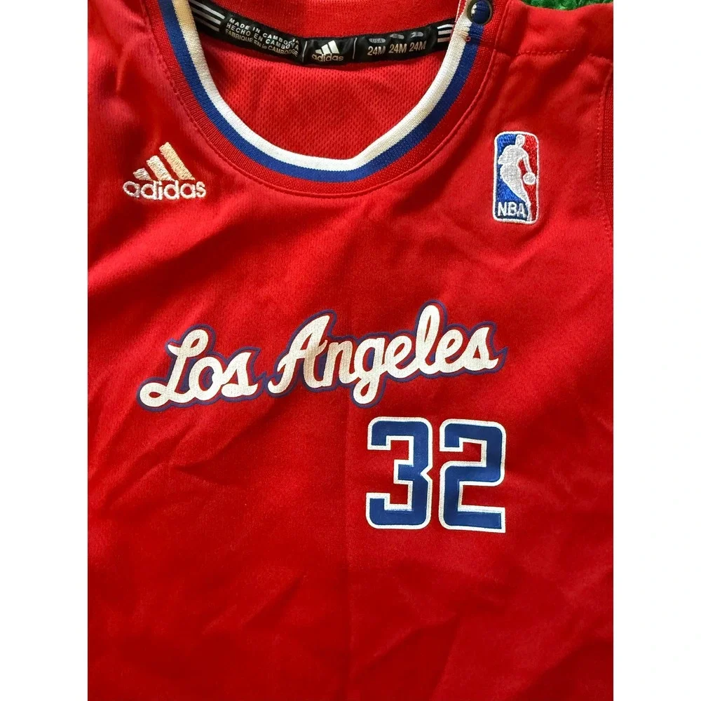 Adidas Los Angeles Clippers Blake Griffin 32 Jersey Romper Red Infant 24M (B)